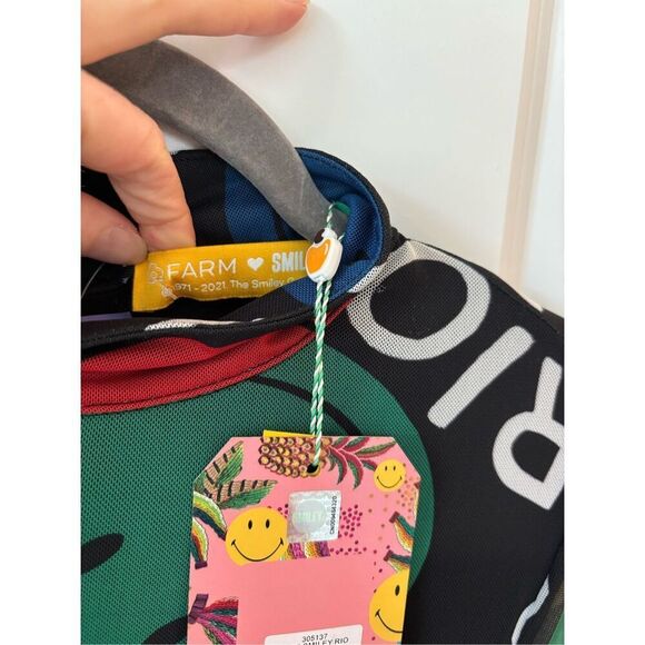 NWT Farm Rio Type Smiley Rio Tulle Dress, Med $260 E24 - Picture 8 of 12